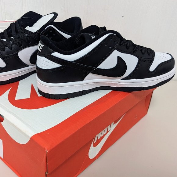 Nike Dunk Low Retro 'Panda' Black White Shoes Men's Size 7 - Picture 1 of 14